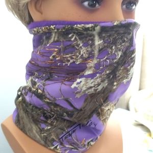 True Timber Turtle Fur Purple Camo Neckwarmer Gator Face cover Unisex